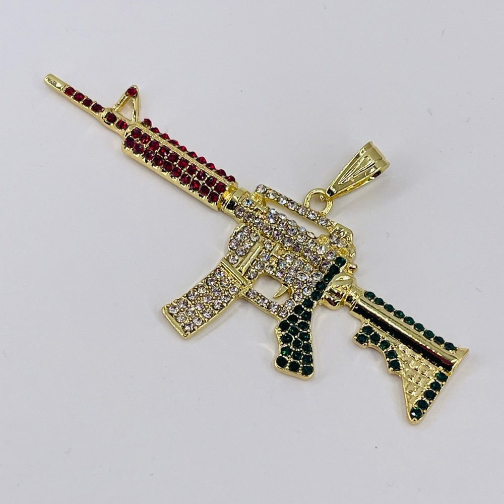 Italian Gold Plated Pendant WITHOUT Chain